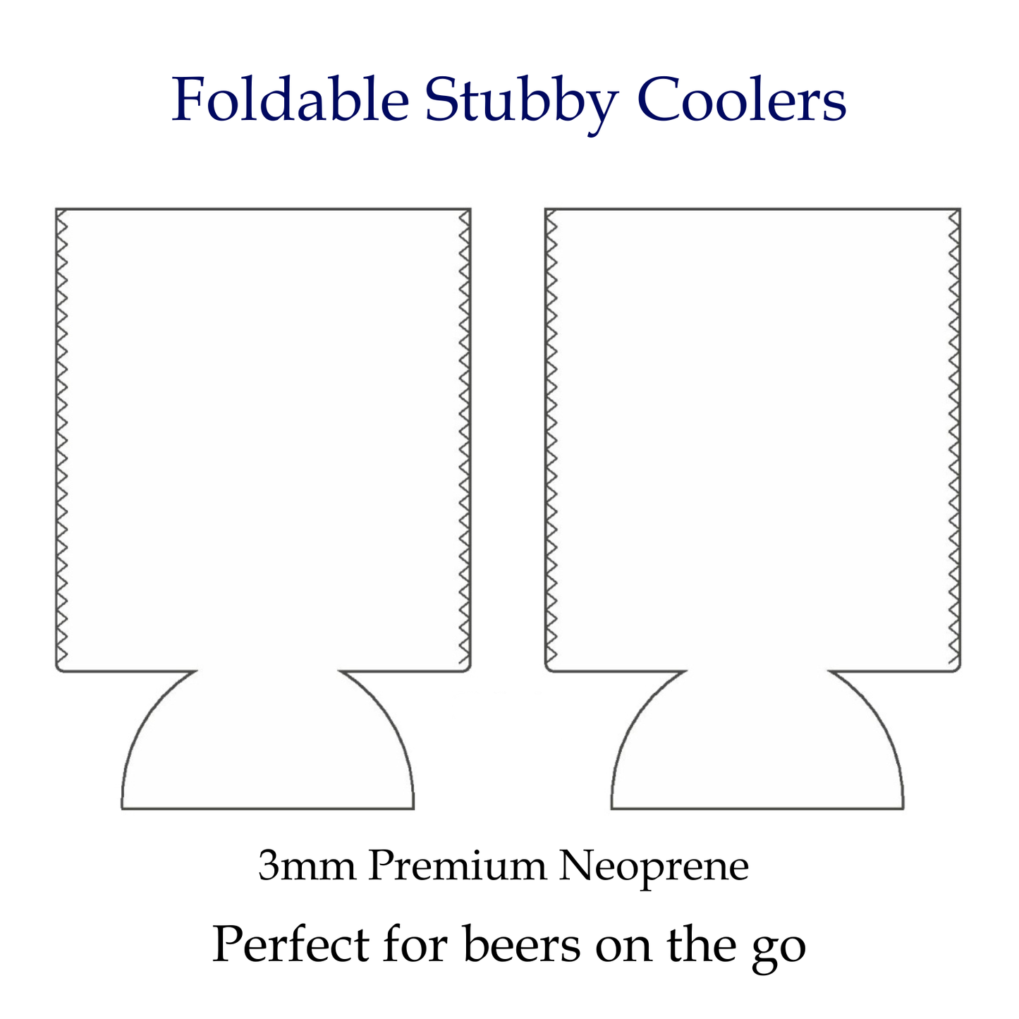 PREORDER Blue Foldable Stubby Cooler