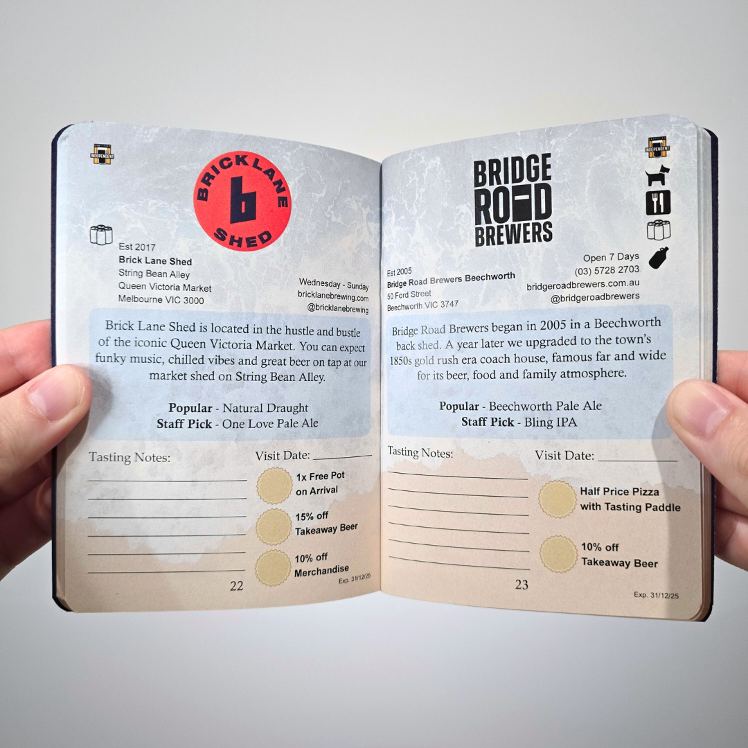 2025 VIC Craft Beer Passport