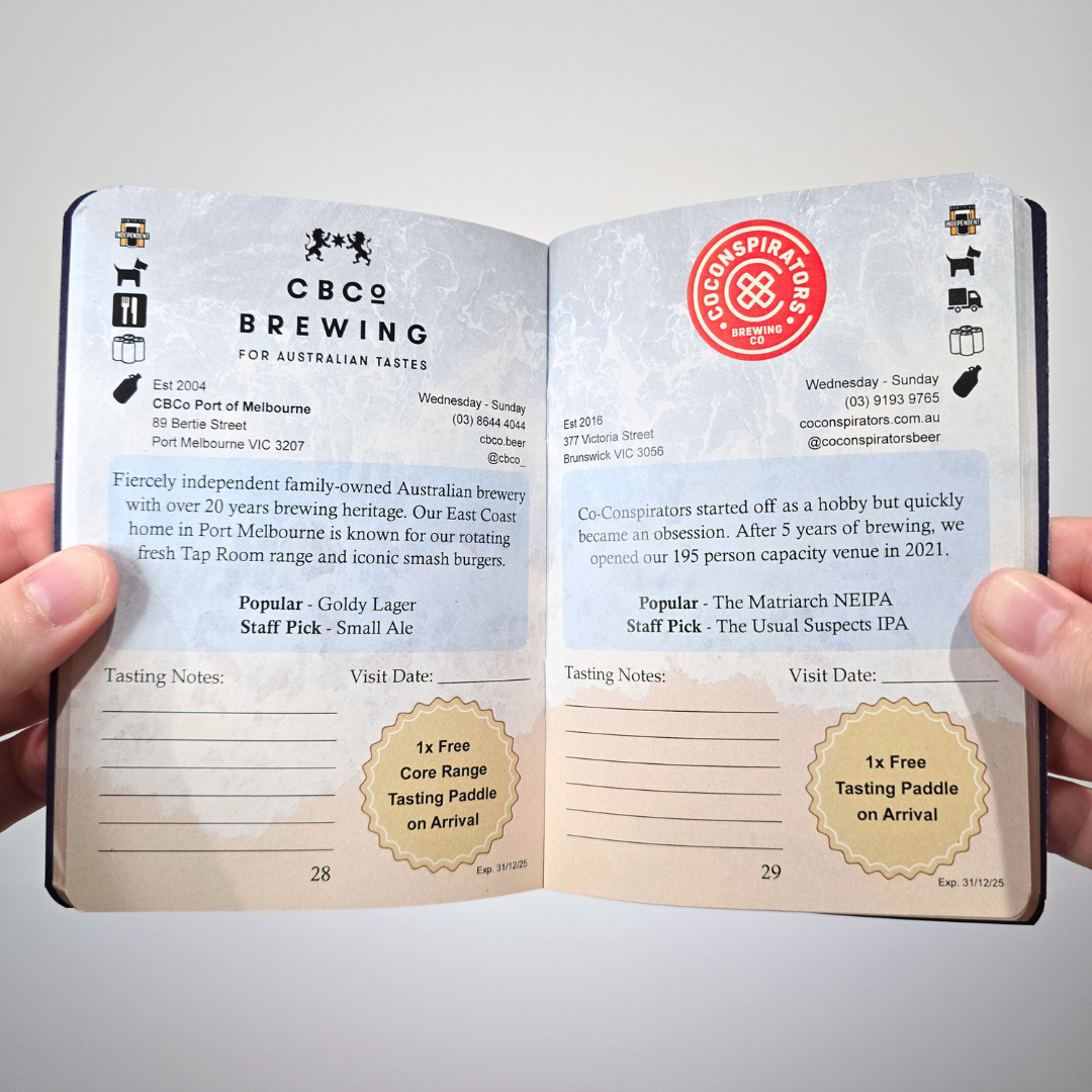 2025 VIC Craft Beer Passport