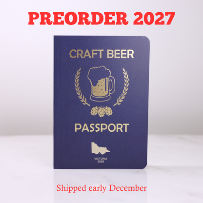 PREORDER 2027 VIC Craft Beer Passport